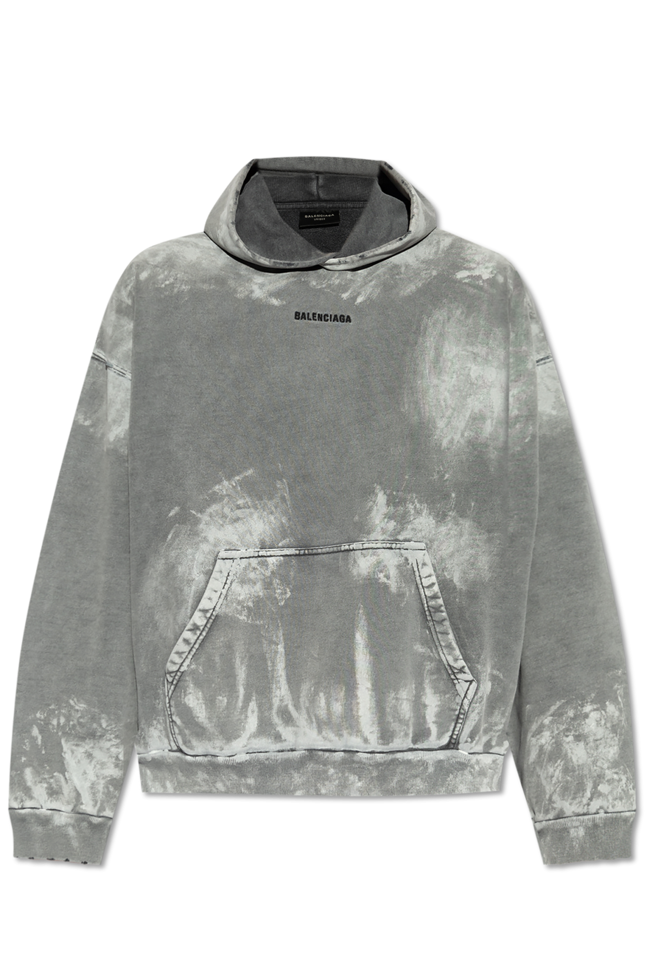 Balenciaga sweatshirt silver on sale